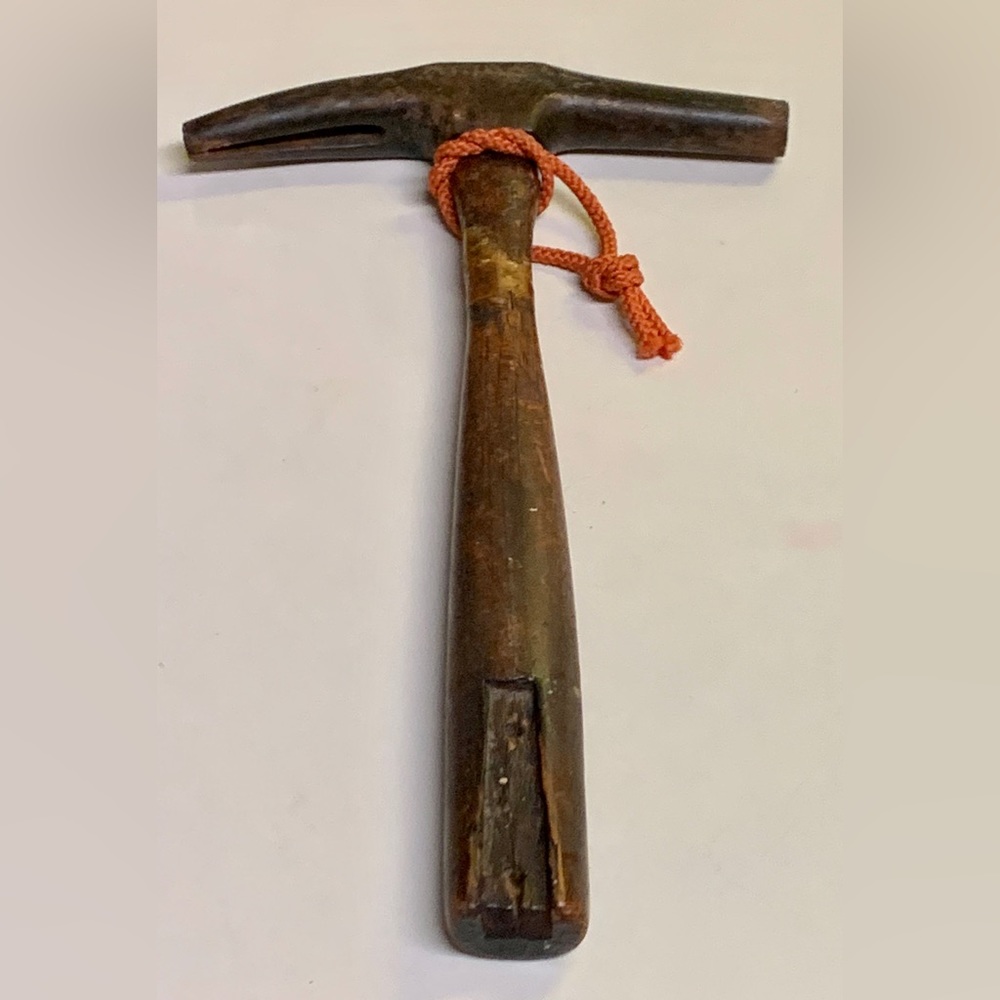 Early 20th Century Antique JM WATERSON DETROIT Leather Upholstery Tack Hammer